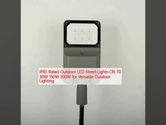 IP65 등급 야외 LED 거리 조명 CRI 70 30W 150W 300W 다재다능한 야외 조명