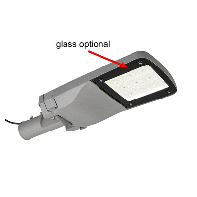 Glass Version Aluminum Frame Road Lamp Housing IP66 IK08 LED Street Light