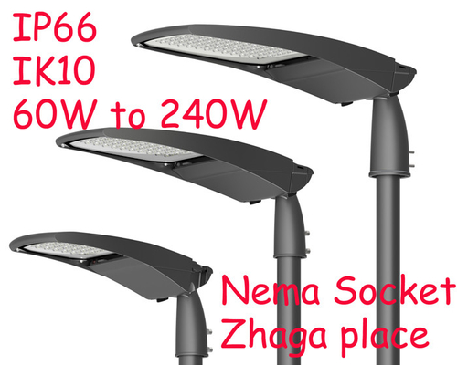 4000k 5700k IP66 300W 다이 캐스팅 알루미늄 주도 가로등 하우징 140lm/W Ra70