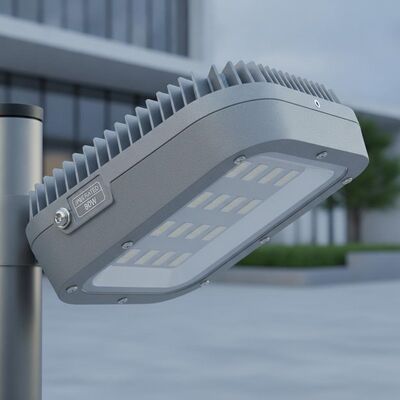 IP65 등급 LED 야외 영역 조명 장치 YASL-33 스테인리스 스틸 나사 80W