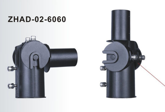 다이캐스팅 알루미늄 60mm LED 가로등 어댑터 브래킷 조절 가능한 램프 암